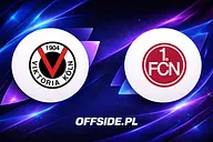 FC Viktoria Koln - FC Nurnberg oficjalne składy