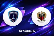 Paris FC - OGC Nice oficjalne składy