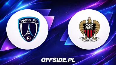 Paris FC - OGC Nice oficjalne składy