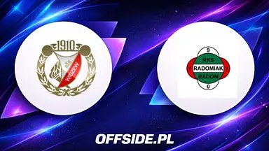 Widzew Łódź - Radomiak Radom oficjalne składy
