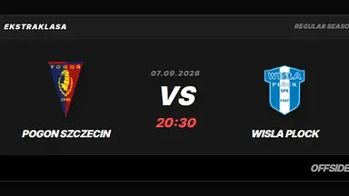 Pogon Szczecin - Wisla Plock: liczby przed meczem i transmisja