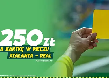 250 zł za kartkę w meczu Atalanta - Real