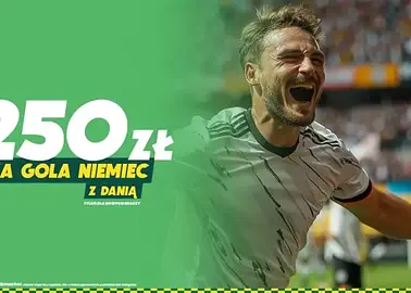 250 zł za gola Niemiec z Danią
