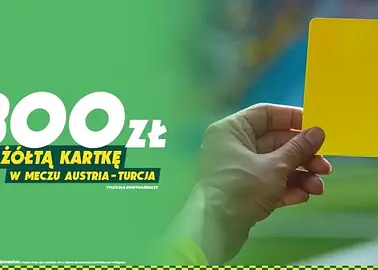 300 zł za żółtą kartkę w meczu Austria - Turcja