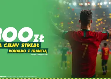 300 zł za celny strzał Ronaldo z Francją