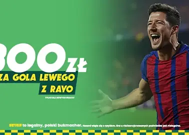 300 zł za gola Lewego z Rayo Vallecano