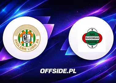 Zagłębie Lubin - Radomiak Radom oficjalne składy