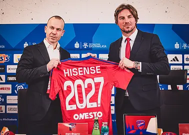 Hisense nowym sponsorem głównym Rakowa Częstochowa