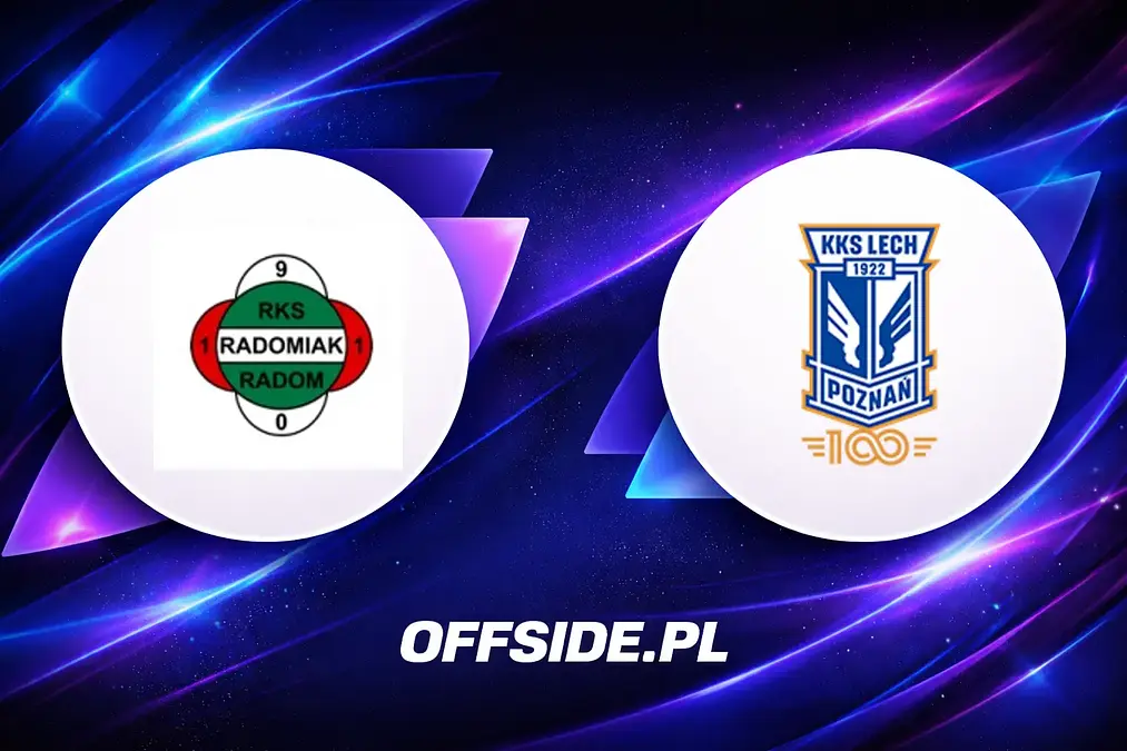 Radomiak Radom - Lech Poznan oficjalne składy