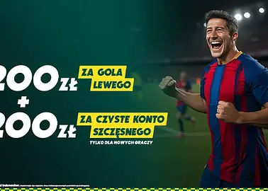 200 zł za gola Lewego + 200 zł za czyste konto Szczęsnego z Rayo