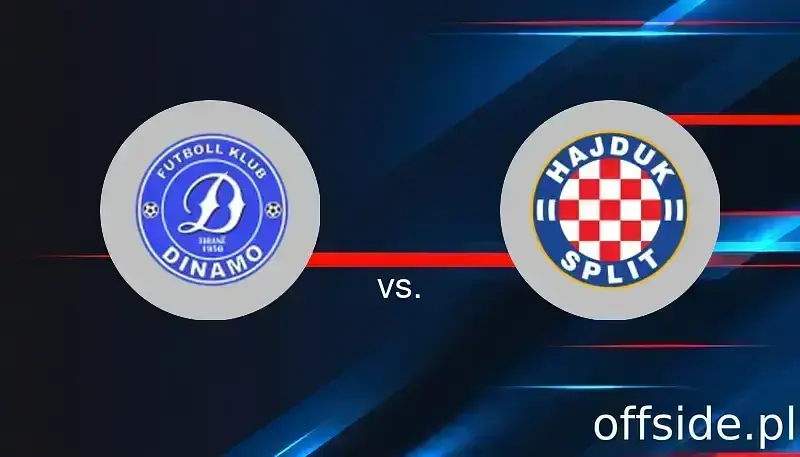 Transmisja Dinamo Tirana - HNK Hajduk Split: gdzie oglądać? | 14.08.2025